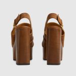 Gucci Women’s platform sandal with Horsebit - Image 4